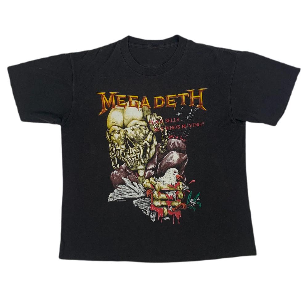 

Vintage Megadeth Peace Sells But Who039s Buying Cotton Black S-5XL T-Shirt AA114 Unisex T-Shirt L