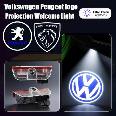 Car keychain/Car Door Logo Projector Lamps Welcome Light For Peugeot For VW GTI Polo Passat B6 Golf MK7 Tiguan Touran Jetta CC.