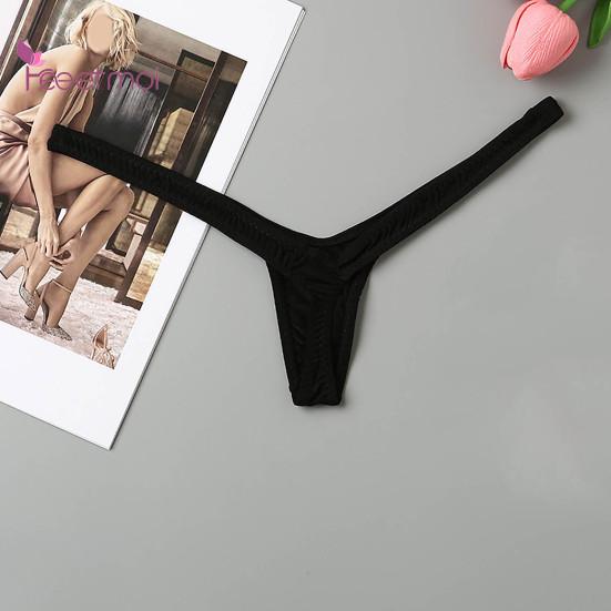 Lady G-string Pornographic Tiny Tempting Waist Hot Lightweight Sexy Elastic Low T-shape Lady Panties Female