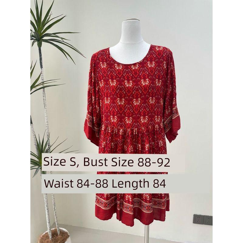 2025 Summer New Niche Australian Single Bourette Vacation Wear Color Floral Skirt Romantic Color Dress