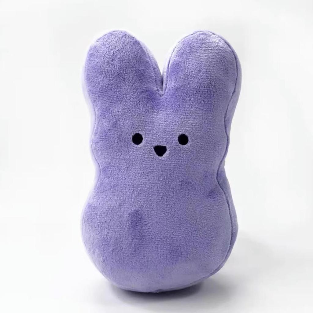 Easter Bunny Plush Toy - Cute Colorful Rabbit Ornament for Home Decoration & Festival Gift