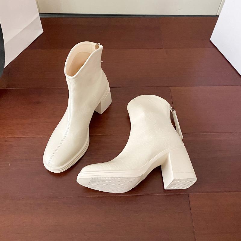 

Spice Girl Two Wear Pants Boots cm Height Increasing Buckle Long Tube Western Knight Boots Women s Thick Heel Removable Pile Boots 34