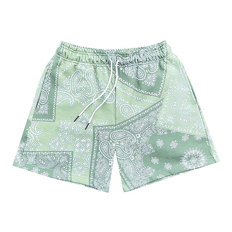 Trend Paisley Graphic Beach Shorts For Men Fashion Summer Streetwear Printed Short Pants Casual Hip HopTrunks