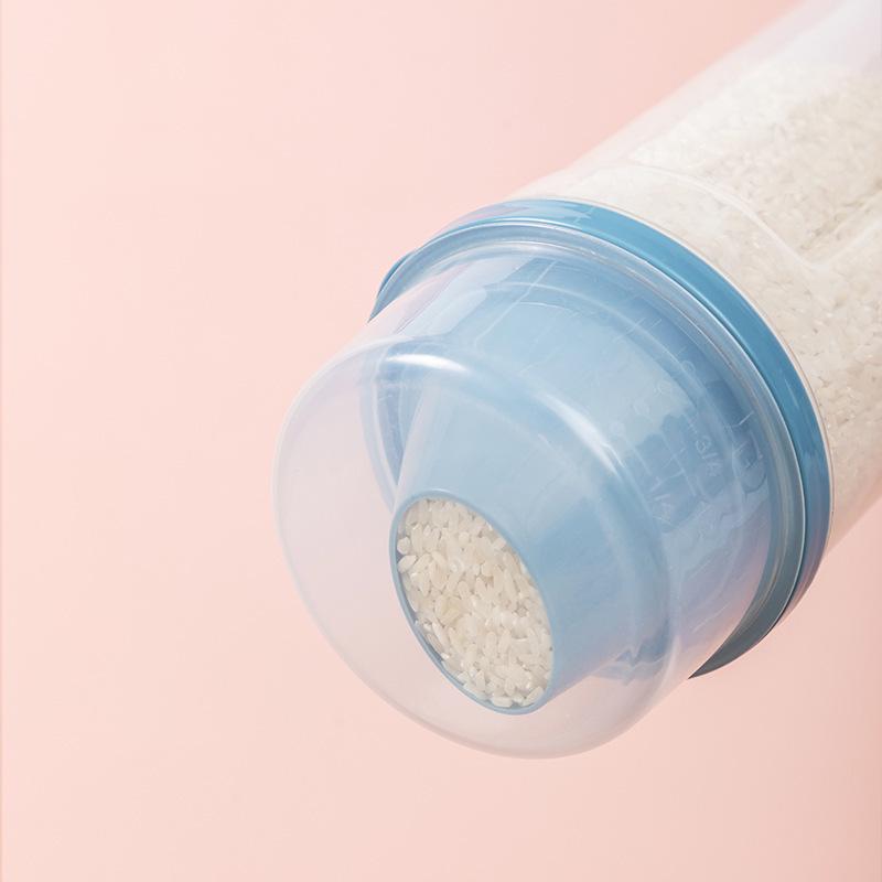 Transparent Plastic Kitchen Storage Jars - Airtight for Fresh-Keeping of Milk Powder and Grains