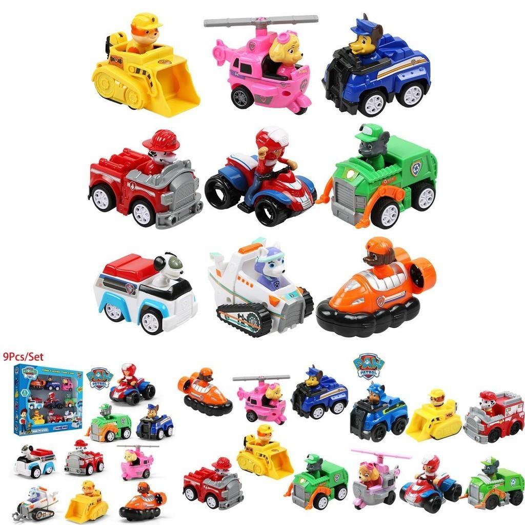 Authentic Paw Patrol Vehicles Set For Kids With Pull Back Action Perfect For Collections