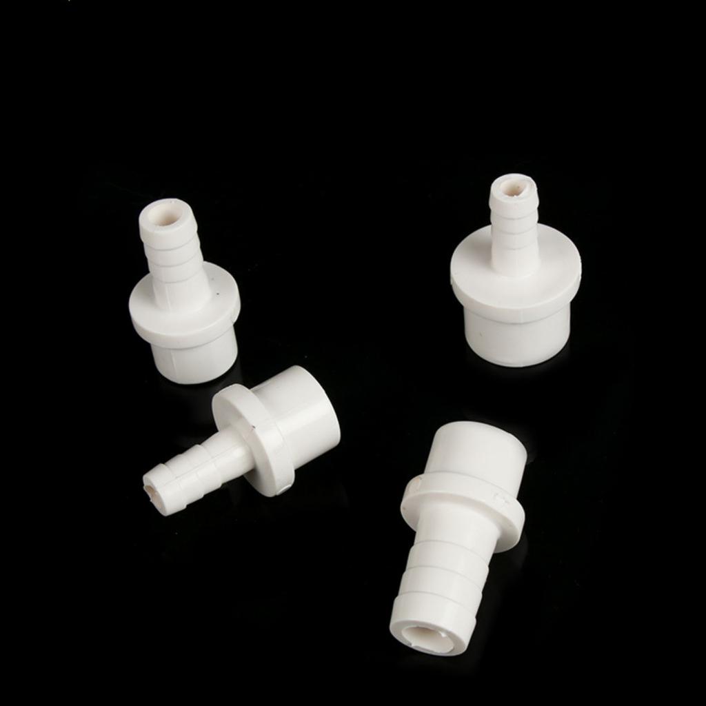 PVC 20/25mm Pagoda Reducing Connector 8/10/12/14/16/18/20mm Variable Diameter Straight Garden Irrigation Fish Tank Joint 10Pcs