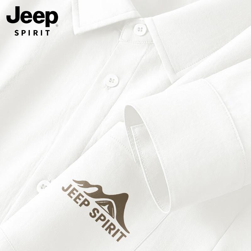 

JEEP SPIRIT Men s Ice Silk Printed Long Sleeve Shirt XL