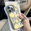 Case For iPhone 16 15 14 13 12 11 Pro Max Yellow Lemon Slice Lichee Pattern pHONE Cover For iPhone 16e XS Max X XR 16 Plus Funda