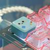 1Pcs Kawaii Esc Replacement Keycap Single Resin Retro Game Console Translucent Keycaps Arcade Mechanical Keyboard Accessory