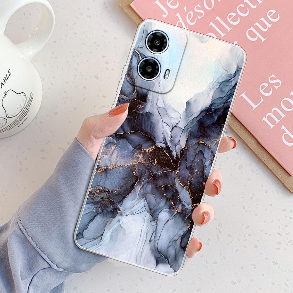 Pour Moto G34 5G XT2363-2 Étui Pour Moto G24 XT2423-1 Housse Anti-choc Transparente Silicone Souple Coque de Téléphone Pour Moto G04 Protection Fundas