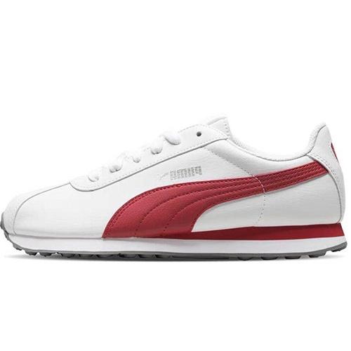 PUMA Turin Red White Unisex  Red White  Men s 360116-15 EU 44