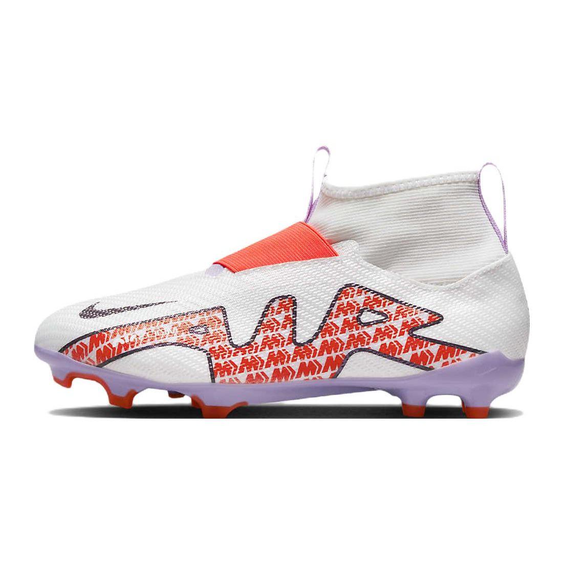 

Nike Zoom Mercurial Superfly 9 Pro FG GS Disruption Pack Kids Sneakers White Coconut-Milk Bright-Crimson DJ5606-101 38.5