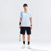 Anta Professional Quick-Dry Breathable Indoor Sports Suit Men Shorts Moonlight-Ice-Blue 952627207-4