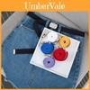 Simple Solid Color Women Casual Canvas Belt With Metal Buckle For Student And Adult Fashion Accessories