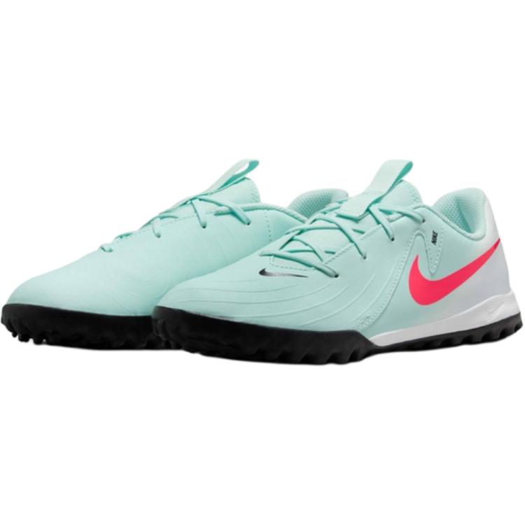 Nike Jr. Phantom GX 2 Club Anti Slip Wear Resistant Low Top Kids' Soccer Shoes Cyan Sneakers FJ2604-300