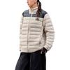 adidas Doudoune Trois-en-Un Légère Imperméable Couleur Unie Logo de Marque Veste Unisexe Marron Clair JM9138