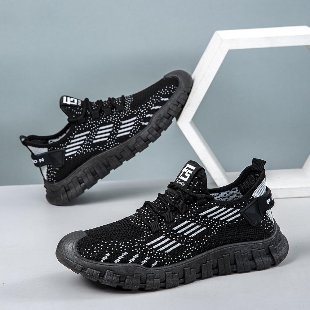 Sommer neue Outdoor trendige Mode Herren Laufschuhe atmungsaktive Herren Sportschuhe Fly-Woven Mesh lässige Herrenschuhe