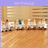 Delightful Christmas Wooden Train Decor Ideal Holiday Gift For Kids And Schools
