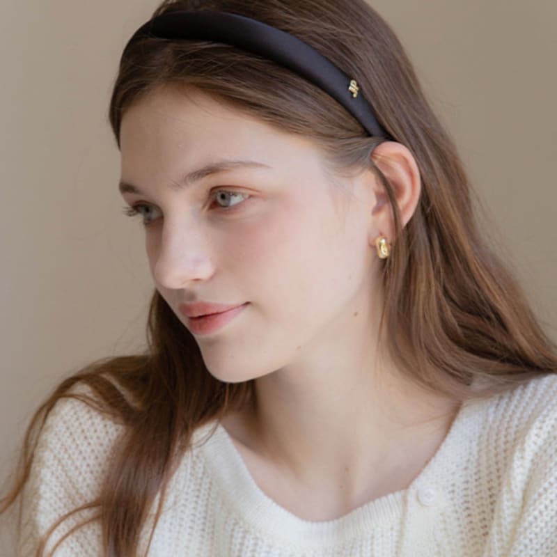 

Жан Поль Кларисс Сатиновая повязка для волос JP-22-142HB KHAKI BROWN