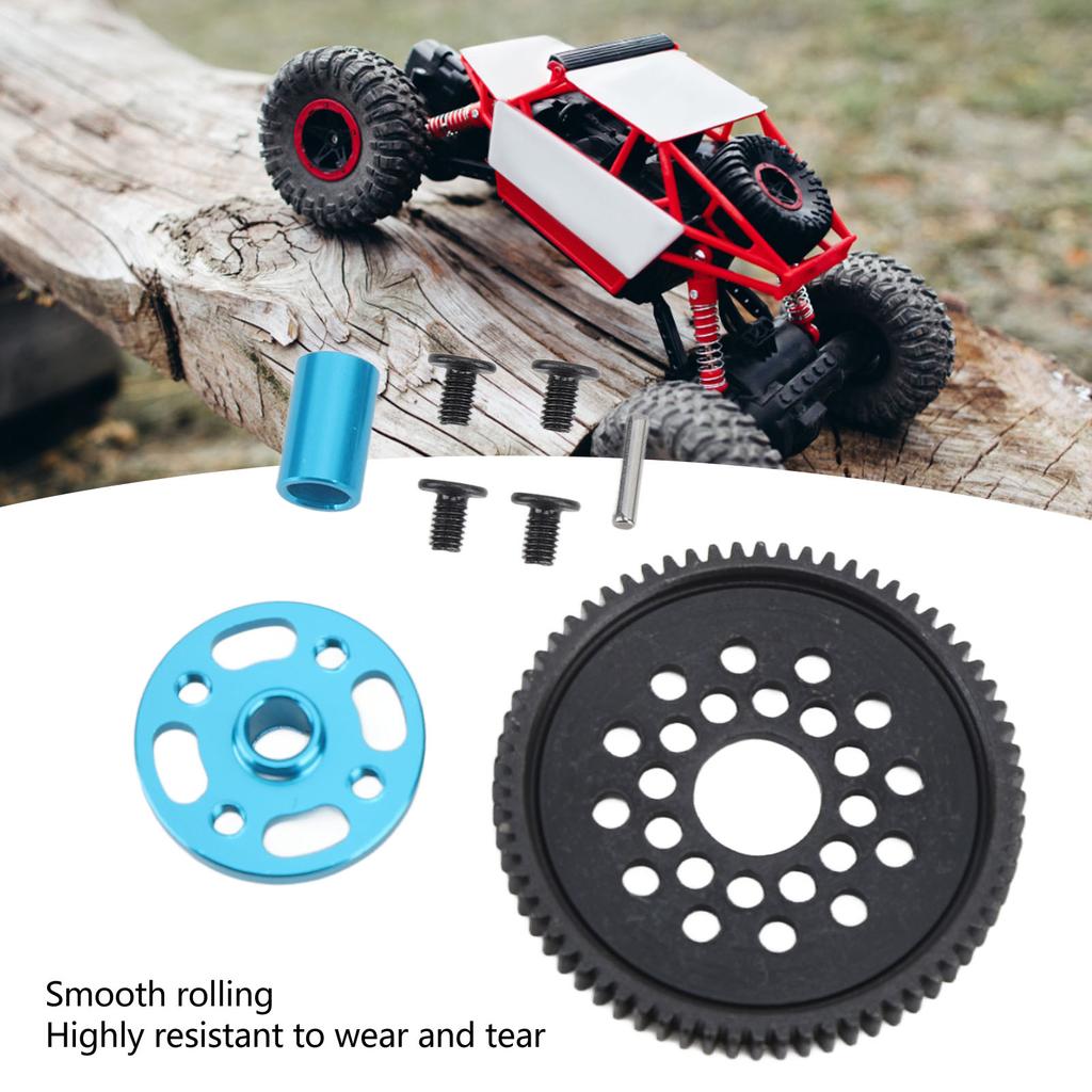 Steel Gear Set 68T Replacement Part Accessory High Speed Gear Kit for Tamiya TT 02 RC Cars