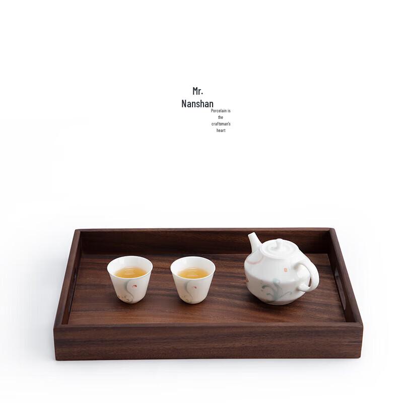 Nanshan Mr. Rectangular Wooden Gongfu Tea Tray