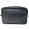 Gebrauchte LOUIS VUITTONClutch-Tasche schwarzes Leder Herren