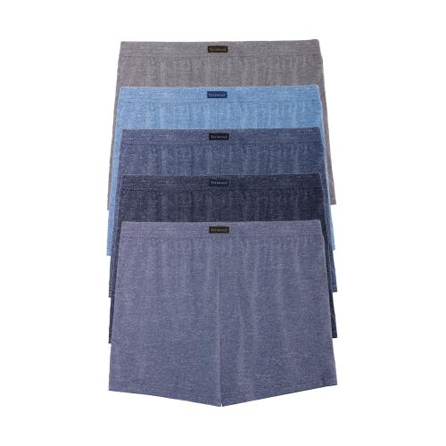 

[TERAWOOD HOMEWEAR] Men s Inting Cooling Rayon Trunks 5-Pack [Shipped from Korea] 100% Authentic 100