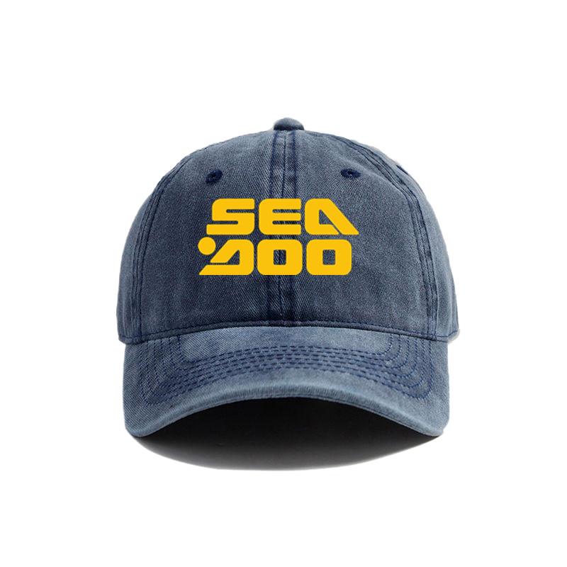 Sea Doo Unisex Cap Distressed Hats Seadoo Baseball Caps Unisex Retro Outdoor Summer Adjustable Hats MZ-139