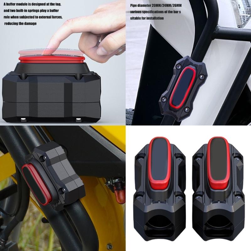Protective Motorcycle Bumper Drop Guards for Beginner Riders and Enthusiasts with Convenient Mounting and Stylish Design