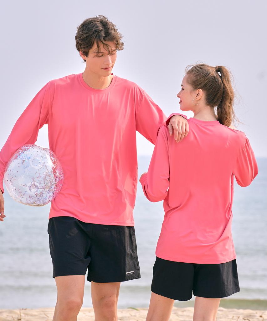Beullaegmonseuteopis All Day Rash Guard Plain Long Sleeve T-Shirt (6 Colors) / Bm230721 (A Type)