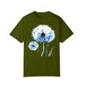 Girls Round Neck Casual Printed Short-sleeved T-shirt Top