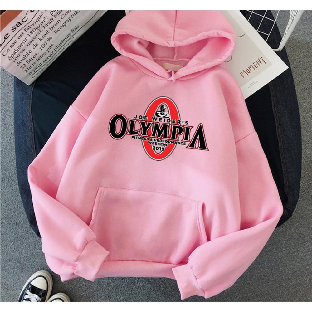 OLYMPIA Hanorac Femei Amuzant Imprimat Săli de Sport Harajuku Haine Bărbați Femei Modă Hanorace Supradimensionat Sport Sweatshirt Hoody Unisex