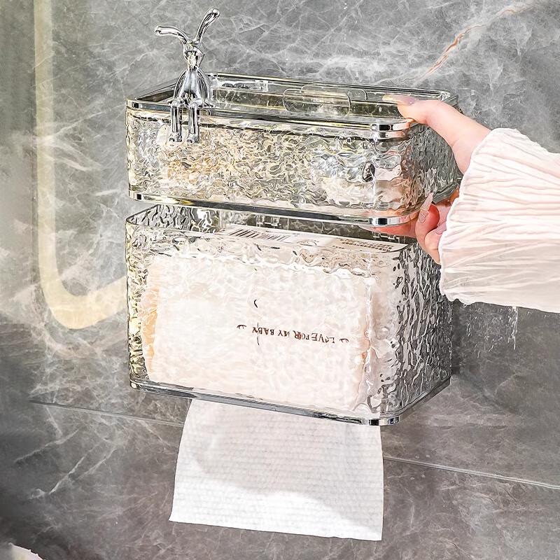 Huiniz Wall-Mounted Tissue and Roll Paper Holder