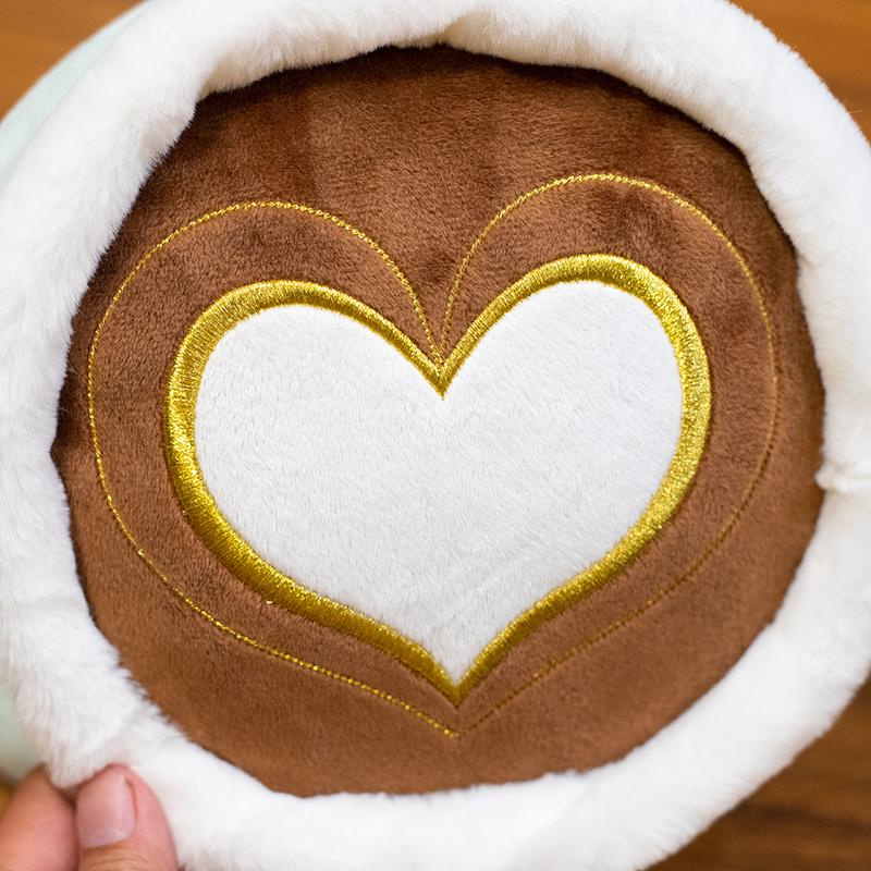 Zu 2030Cm Latte Art Coffee Cup Plush Toy Cute Home Kitchen Decor Matcha Flavor Drink Tea Soft Dolls