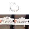 Pearl Shaped Multilayer Bracelet With Electroplated Finish For Womens Fashion