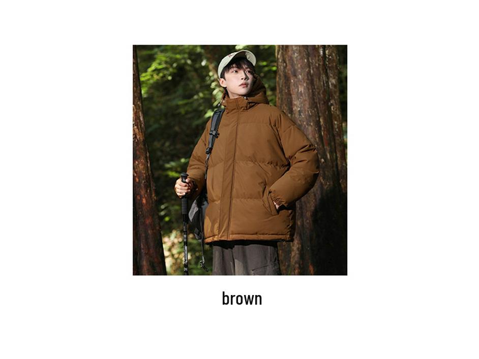 Cross-Border Winter Couple's Thick Warm Cotton Jacket: Men's Outdoor Casual Plus Size Coat (M-8XL)