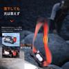 Lampada Frontale LED Ricaricabile Fenix HM65R-T V2.0 1600 Lumen 3400mAh Tipo-C IP68 Impermeabile Antipolvere Fascio 170m Luce Doppia Montabile sulla Testa Striscia Nera Rossa