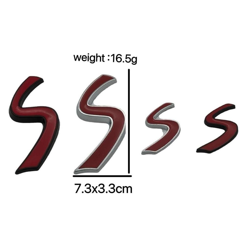Mini Personality Car Tail and Body Metal Logo Label