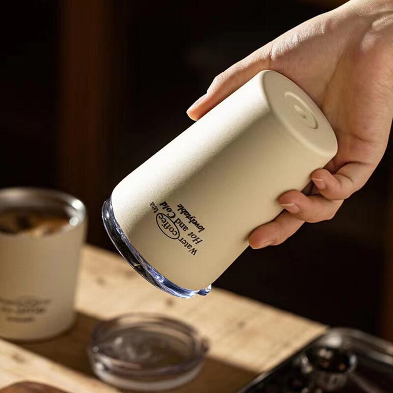 1 Korean Portable Mini Coffee Cup 240 / 360ml Stainless Steel Vacuum Insulated Hot and Cold Water Cup Thermos Cup
