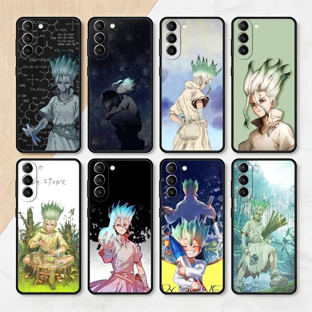 Custodia Anime D-Dr S-STONE per Samsung Galaxy S21 S25 FE S24 S23 Ultra S20 S9 S22 Plus S10 Cover in TPU