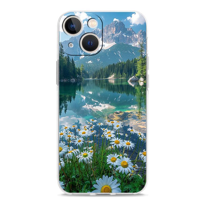 

Чехол для телефона для iPhone 15 14 13 12 Mini 11 Pro Max XS X XR 7 8 Plus Прозрачный Противоударный ТПУ Чехол милый арт красивый инди ярко-розовый iPhone 7 8 Plus