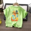Summer Children's Simple T-shirt Boys' Outerwear Girls' Breathable Children's Top
