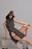 HAMRETHYPPZ Costume Figure Clothing Female Battle Style Sexy Sexy Dance Party Suit not 1/6 1/6 One-Piece Dress, One-Piece Dress, (Body, head, shoes,