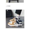 Men's Casual Platform Sneakers Lace Up Fashion Skateboard Shoes For Daily Wear