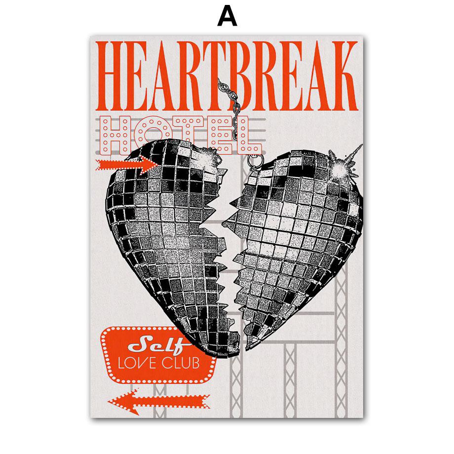 Vintage Old Fashion Disco Billiard Poker Wall Art Canvas Painting Club Bar Decorative Posters And Prints Wall Picture Bedroom