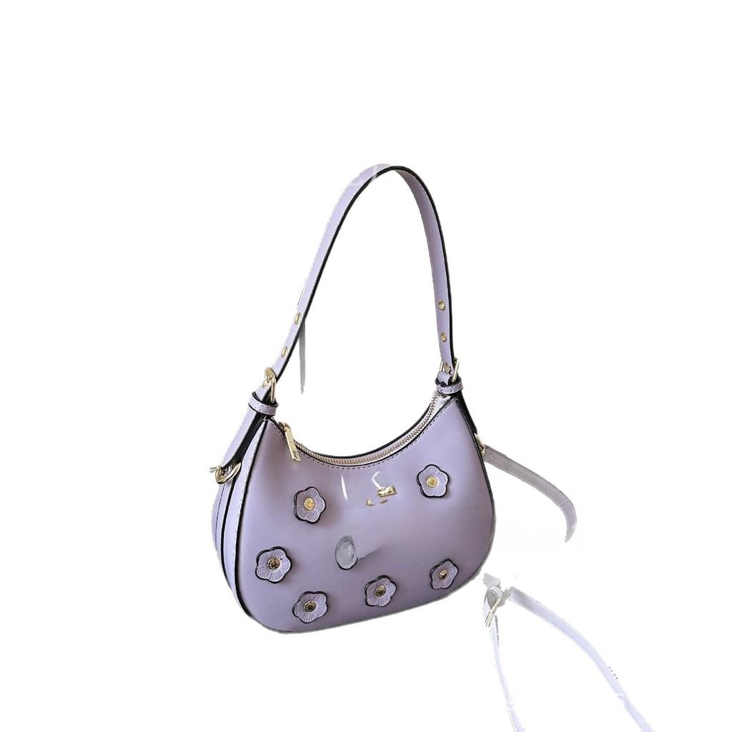 Flower Three Dimensional Trendy Small Women Bag Inner Pocket Design Zipper Bags
