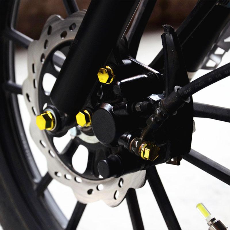 30pcs Motorcycle Screw Decoration Cover Plating Cap for Car Motor Scooters Electric Colored Nut Cover Motorcycle Accessories