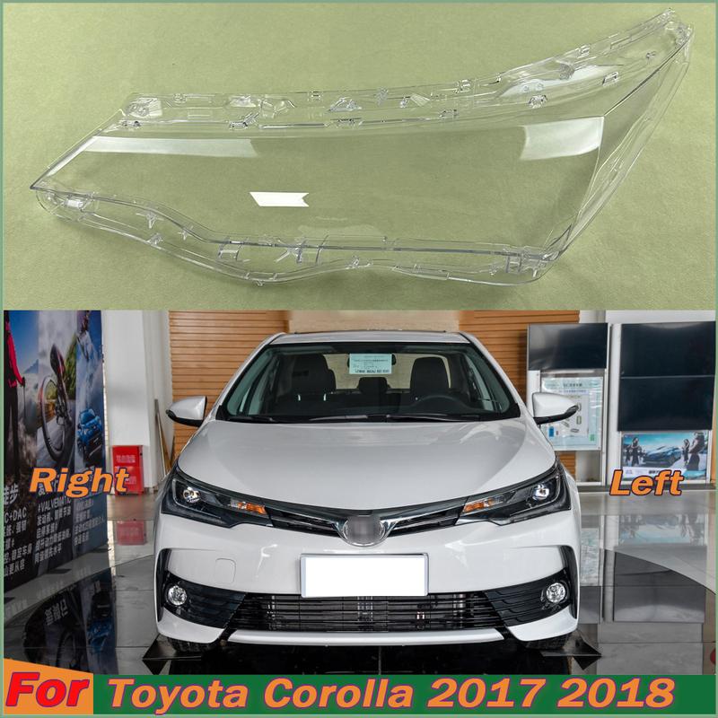 Car Accessories Headlight Housing Shell Lamp Shade For Toyota Corolla 2017 2018 High Lens Transparent Headlamp Cover Plexiglass