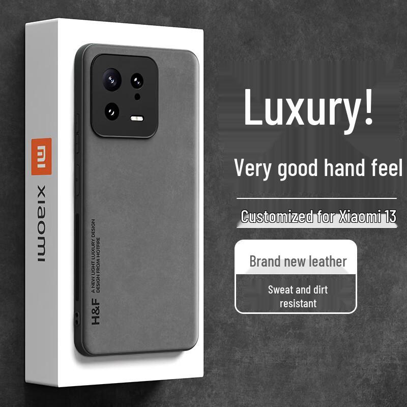 

Матовий чохол для телефону Hotfire з ефектом шкіри, повний захист Xiaomi 13