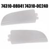 ABS Sun Visor Cover Front Pair Light Cover Non-deformation OEM Number 74310-08041 OEM Number 74310-0C240 Black